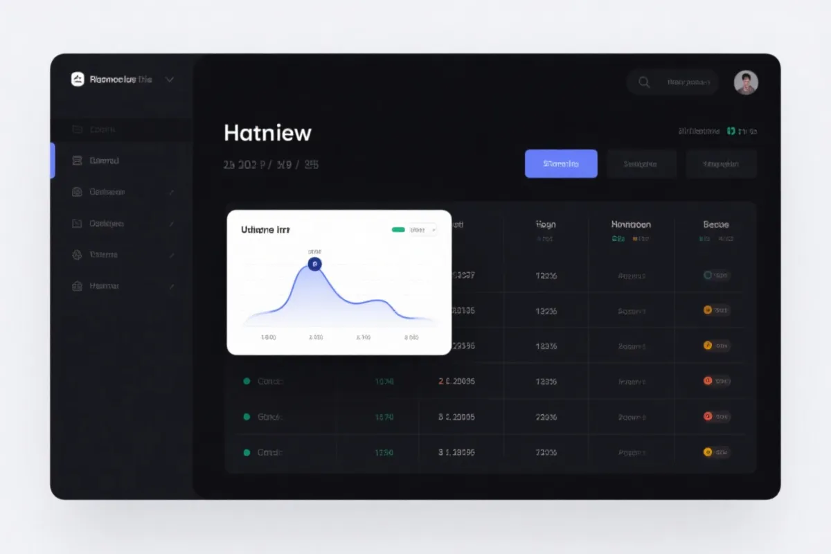 数据总览界面示意图